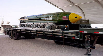 Les Etats-Unis ont utilisé leur plus puissante bombe non-nucléaire en Afghanistan

