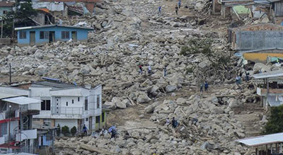 #Colombie: le bilan de la catastrophe de #Mocoa en hausse à 323 morts
