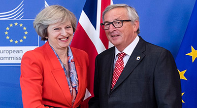 #Brexit: #Juncker rencontrera #TheresaMay à Londres le 26 avril
