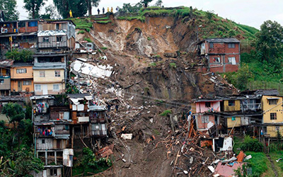 Pluies torrentielles en #Colombie: 19 morts
