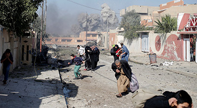 Des armes «made in Daesh» testées à Mossoul
