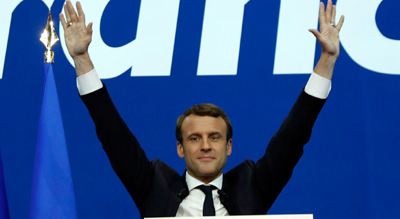Emmanuel Macron élu président de la République avec 66 % des voix