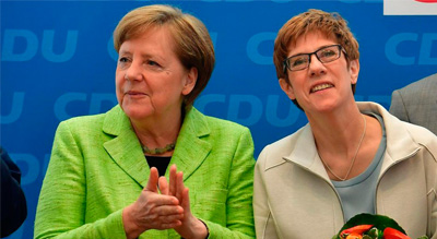Allemagne: la CDU d’Angela Merkel remporte une élection régionale test