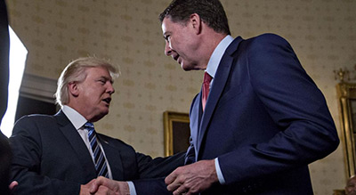 Donald Trump limoge le patron du FBI James Comey