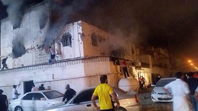 Attaque contre al-Awamiya: plusieurs maisons et une ancienne mosquée prennent feu