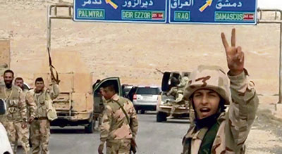 #Syrie: l’armée reprend la route reliant #Damas à #Palmyre