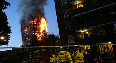 Incendie d’un immeuble à Londres: les pompiers évoquent «plusieurs morts»
