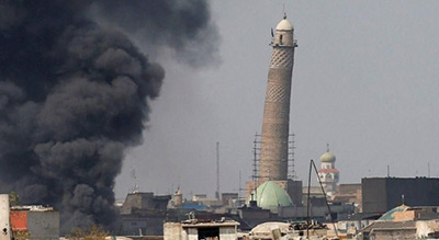 #Irak: l’armée reprend le site de la mosquée al-Nouri à #Mossoul