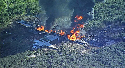Un avion militaire américain s’écrase aux États-Unis, 16 morts

