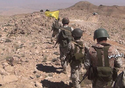 ... Cordialement, les moudjahidines du Hezbollah dans le jurd de Ersal

