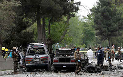  #Afghanistan: Un attentat suicide vise un convoi de troupes internationales 