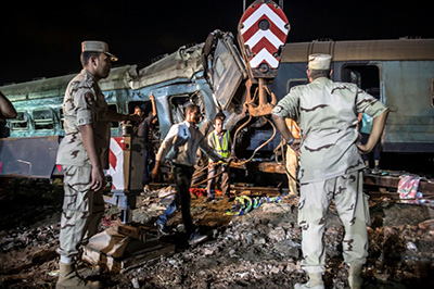 #Egypte: Le bilan de la tragédie ferroviaire s’alourdit à 40 morts