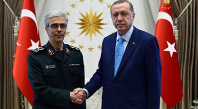 Le chef d’état-major iranien et Erdogan discutent le processus de paix en Syrie

