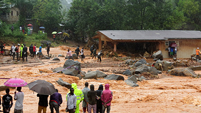 Inondations en #Sierra_Leone : 105 enfants parmi les morts