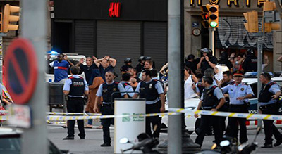 Attentat à Barcelone: condamnations internationales de «l’attaque terroriste»
