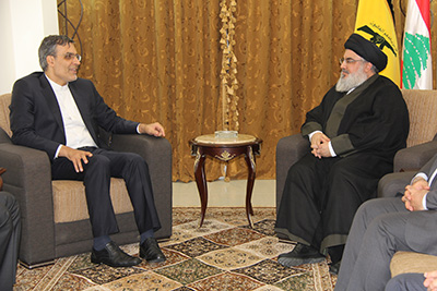 Sayed #Nasrallah reçoit l’adjoint du ministre iranien des AE 