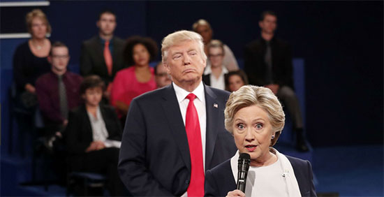 Dans son livre, Hillary Clinton qualifie Donald Trump de «sale type»


