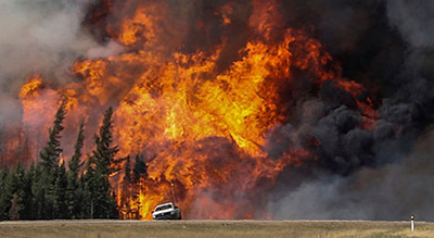 #Canada: un nouveau #feu force l’évacuation de 1.100 personnes