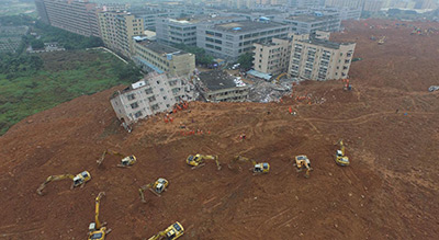 Glissement de terrain en #Chine: le bilan passe à 15 morts