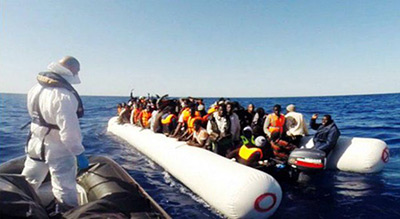 #Libye: plus de 500 #migrants secourus en 48 heures