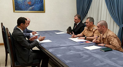 Coopération militaire et stabilisation politique: Choïgou a rencontré Assad

