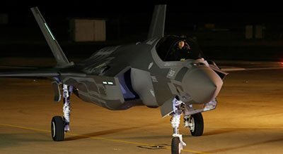 Arrivée de deux avions de chasse supplémentaires de type F-35 en «Israël»

