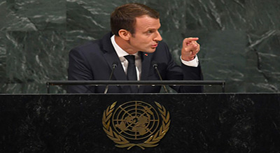Macron à l’ONU: Dénoncer l’accord nucléaire iranien serait une «lourde erreur»
