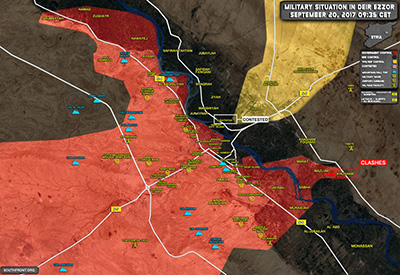 Plus de 85% de Deir Ezzor sous contrôle de l’armée syrienne