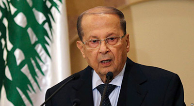 #Michel_Aoun: On ne peut pas appeler le #Hezbollah à abandonner les armes, alors qu’#Israël continue de provoquer le #Liban