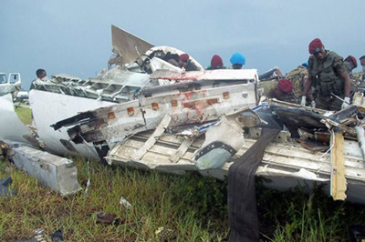 RD Congo: crash d’un avion de transport militaire, plusieurs dizaines de morts