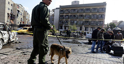 «#Daech» revendique l’attentat suicide à #Damas