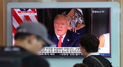 Trump a allumé «la mèche de la guerre», estime Pyongyang