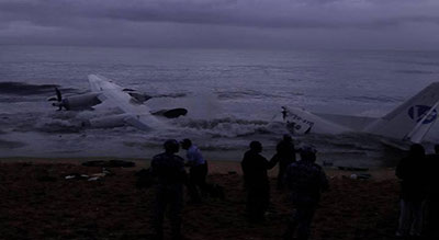 #Crash d’un avion-cargo en mer peu après son décollage d’#Abidjan, en Côte d’Ivoire