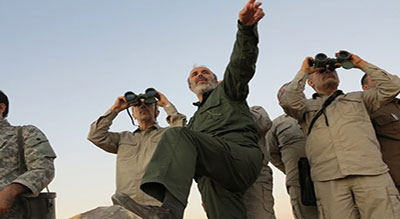 Le chef d’état-major de l’armée iranienne sur le front syrien

