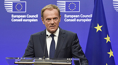 Brexit: l’issue des négociations dépend de Londres, affirme Tusk
