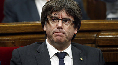 Crise en Catalogne: l’Espagne lance un mandat d’arrêt européen contre Puigdemont
