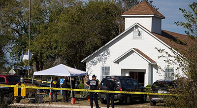 Une fusillade fait 26 morts dans une église du Texas