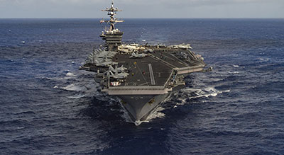 Trois porte-avions US en manœuvres dans le Pacifique à partir de samedi

