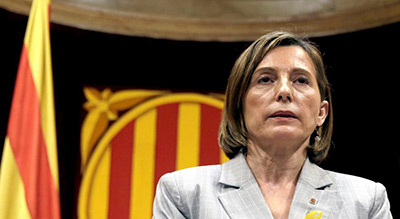 #Catalogne: la présidente du parlement a versé la caution permettant sa sortie de prison