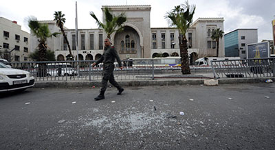 Le centre de #Damas pilonné par les #terroristes
