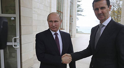Poutine rencontre Assad en Russie, le félicite pour ses résultats dans la lutte contre le terrorisme
