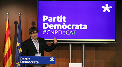 Catalogne: l’indépendance «unilatérale» plus au menu du parti de Puigdemont
