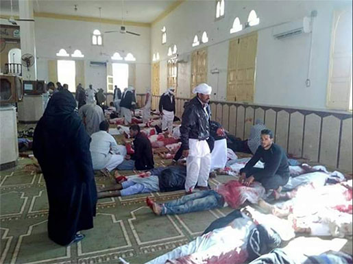 Egypte : deuil national après le carnage dans une mosquée, 235 martyrs

