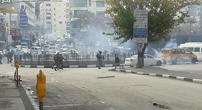 Annonce de Trump sur Al Qods : heurts entre Palestiniens et militaires israéliens en Cisjordanie
