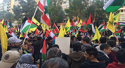 Al Qods capitale éternelle de la Palestine: manifestation monstre à Beyrouth