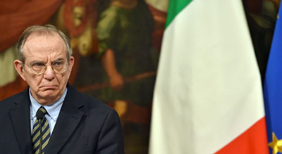 Législatives en Italie: le ministre des Finances met en garde contre «l’instabilité»

