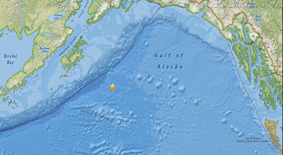 #Séisme de magnitude 8,1 au large de l’#Alaska, alerte au #Tsunami