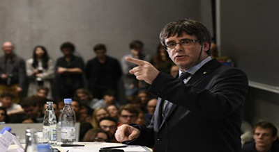 Puigdemont accuse l’UE de ne pas défendre les droits fondamentaux en Catalogne
