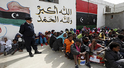 Trafic d’êtres humains en hausse en Libye, selon l’ONU
