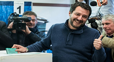 Législatives en Italie: sortie des urnes, la coalition droite-extrême droite en tête
